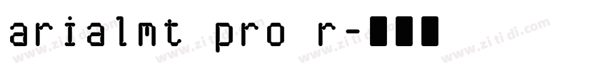 arialmt pro r字体转换